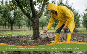 5 Cách Bón Phân Mùa Mưa Hiệu Quả