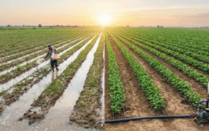 Bón phân qua hệ thống tưới nhỏ giọt