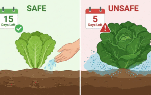 Tưới phân đạm cho rau